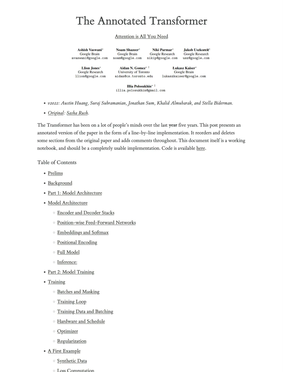 Image 66: The Annotated Transformer