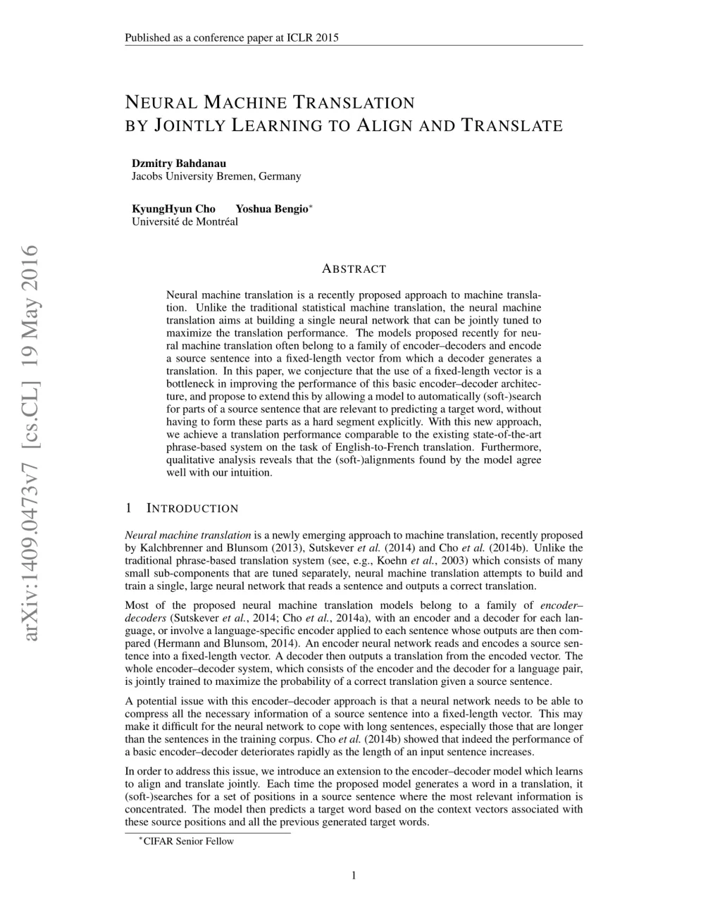 Image 51: Neural Machine Translation by Jointly Learning to Align and Translate