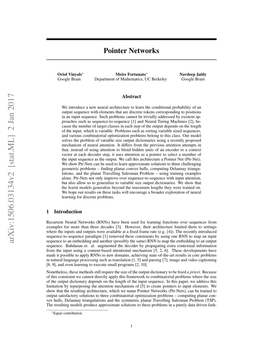 Image 57: Pointer Networks